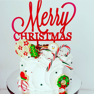 Decorazioni per Torte in Acrilico a Forma di Babbo Natale, Topper per Cupcake, Decorazioni per Torte Natalizie, Accessori per Feste di Natale - Product Image 5