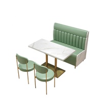 Ensembles de table et chaise en métal d'usine, meubles de patio de café, meubles commerciaux d'occasion, restaurant de luxe