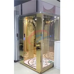 3 Floors indoor & outdoor electric residential elevator lift small home lift in malaysia