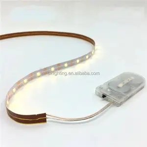 2835 3528 Smd Battery Powered Led Strip Ip65 Non Waterproof Battery Pack Led Light Strip With Battery