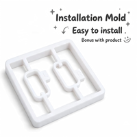 Nouvelle Conception Premium en Plastique Imprimé en 3D, Panneau de Commutation de Joystick d'Arcade Rétro Art Déco, Cache-Plaque de Commutation Créatif et Décoratif pour Diwali