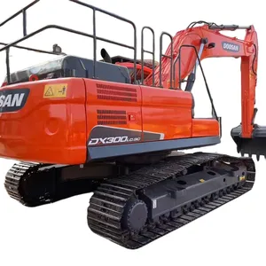 Excavadora de segunda mano Doosan DX300LC Máquina excavadora sobre orugas Máquinas de equipos pesados a la venta Excavadora DX300 DX260 DX380