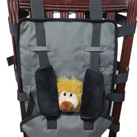 Siège rehausseur en U portable et durable pour tout-petits, pour table à manger et voyage, amovible, lavable et réglable, chaise haute pour bébé