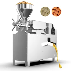 Capacidad de procesamiento de 40 kg/h, máquina de prensa de aceite de uso comercial doméstico, máquina de prensa de aceite de semillas vegetales, extractor de aceite de girasol
