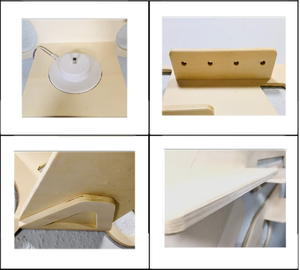 Support de tonies en forme d'arc-en-ciel en bois présentoir de jouets support de décoration murale Tony Figures et étagère de boîte toni - Product Image 2