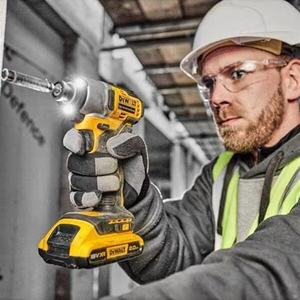 Juego de Herramientas Inalámbricas <span class=keywords><strong>DEWALT</strong></span> de 4 Piezas de Alta Calidad con Llave de Impacto, Amoladora Angular, <span class=keywords><strong>Taladro</strong></span> Percutor y Atornillador de Impacto para Uso en Construcción - Product Image 3