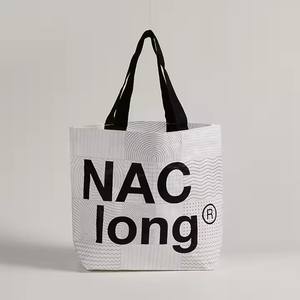 Custom Logo Eco-Friendly PP Woven Shopping Bag Reusable Fabric Promotional Nylon Customized Color - Product Image 4