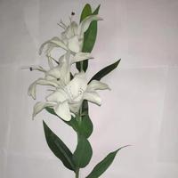 Großhandel echte Berührung künstliche Latex Lilie Blume für Hochzeits dekor Lilie Blumenstrauß