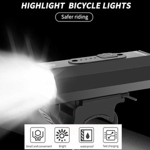 Lampe de vélo LED 1000 lumens, type C, rechargeable par USB, phare de vélo, lanterne de route de montagne, accessoires de vélo - Product Image 4