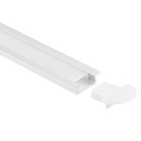 Profilé en aluminium LED encastré linéaire personnalisé Ofly pour luminaires d'armoire avec canal LED linéaire en aluminium