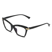 Montures de lunettes anti-lumière bleue transparentes rectangulaires de couleur gelée tendance, vente en gros, forme de visage diamant