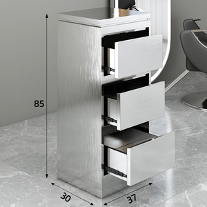 New Silver Gold Barber Shop Station Armoires murales pour <span class=keywords><strong>salon</strong></span> de coiffure - Product Image 1