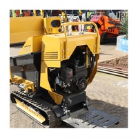 Approvisionnement d'usine en Chine 500kg Mini Dumper hydraulique sur chenilles Dumper Truck Le moins cher chenillé Mini Dumper Truck