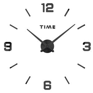 Reloj de pared grande sin marco 3D para decoración del hogar, pegatina de espejo acrílico, arte, regalo único, Ideas modernas, Relojes de pared de lujo - Product Image 3