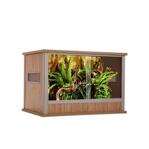 Terrarium en bois avec reptile, cage/boîte assemblées, fabricant professionnel, nouveauté 2020