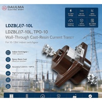 Transformateur de courant LDZBJ7-10L 12kV 20-2000A/5A 0.2S/10P10 CT mural intérieur