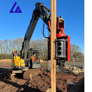 Personalizzazione forte forza vibrante battipalo vibratorio montato lateralmente Vibro martello per più <span class=keywords><strong>Pile</strong></span> di guida - Product Image 2