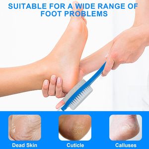 Kit de Pedicura 4 en 1: Piedra Pómez, Cepillo Exfoliante para Pies, Removedor de Callos y Limas de Plástico para Eliminar Piel Muerta - Product Image 2