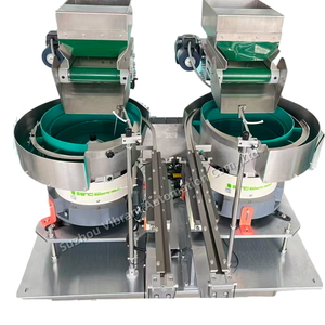 Bols doubles en acier inoxydable 304 personnalisés pour système d'alimentation automatisé, deux bols d'alimentation vibrante - Product Image 2