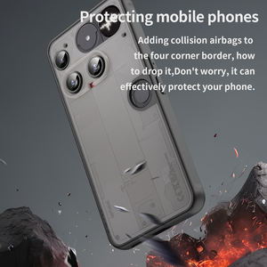 For <span class=keywords><strong>Nothing</strong></span> <span class=keywords><strong>Phone</strong></span> 3 Case, New Trends Translucent Matte Anti-Fingerprint <span class=keywords><strong>Funda</strong></span> para teléfono móvil a prueba de golpes para <span class=keywords><strong>Nothing</strong></span> <span class=keywords><strong>Phone</strong></span> 3 3A Pro - Product Image 5