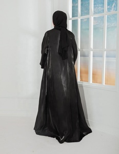 SIPO di alta qualità di lusso Abaya Dubai 2022 maniche a sbuffo disegni abiti islamici per le donne Abaya <span class=keywords><strong>cappotto</strong></span> Abaya Dubai stile <span class=keywords><strong>turco</strong></span> - Product Image 5