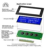 Module LCD JXDC 1604A-V1.3 16x4, plage de température étendue de -20 à 70 ° Module LCD de fabrication OEM pour panneau de commande de purificateur d'eau