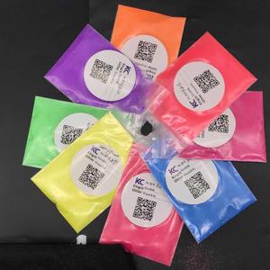 Poudre de pigments fluorescents, néon, pigmentée, pour maquillage et résine époxy, vente en gros, ml - Product Image 1