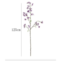 LUYI Realistische handgemaakte zijden gemengde bloemen hangende treurplant voor moderne huisdecoratie nieuwjaarsdecoratie milieuvriendelijk