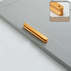 Poignée de meuble, poignée de tiroir de bibliothèque, vente directe usine, poignées de type Ibeam modernes et durables en alliage d'aluminium pour armoires de cuisine - Product Image 4