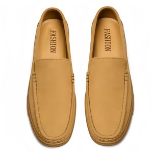 Chaussures plates décontractées pour hommes avec un motif <span class=keywords><strong>en</strong></span> <span class=keywords><strong>daim</strong></span> original Penny Chaussures à pois <span class=keywords><strong>en</strong></span> cuir de cerf Semelle intérieure <span class=keywords><strong>en</strong></span> PU Chaussures de marche - Product Image 2