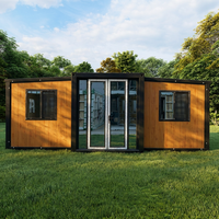Casa Contenedor Impermeable de 20 Pies, Expandible, Casa Móvil, Caravana, Casas Portátiles de 2 y 4 Dormitorios