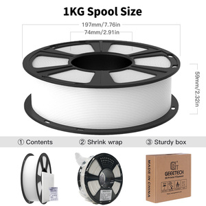 Filamento PLA Geeetech Sin Burbujas de 1.75mm, 1KG, 10 Rollos, 335m de Longitud, Plástico <span class=keywords><strong>Flexible</strong></span> para Impresora 3D, Múltiples Colores, CE - Product Image 6