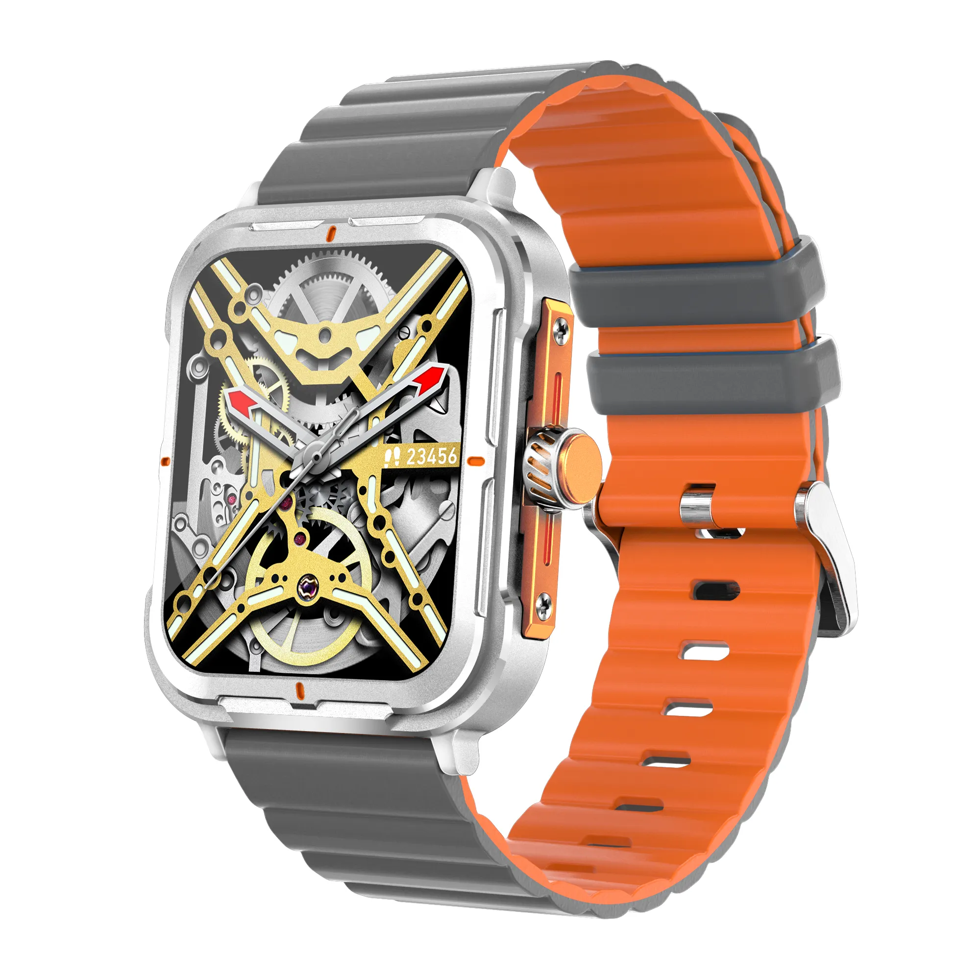 D09 smartwatch 1.83inch BT call Calories sport fitness tracker side light NFC Ai Dafit Long battery duration relogio smart watch