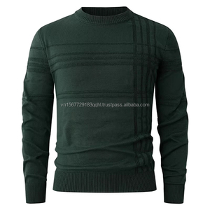 2026 New Style Men Crew Neck Pullover Sweater Solid Color Simple Fashion All <b>Match</b> Soft <b>Long</b> Sleeve Bottoming Knitted Shirt Men - Product Image 6