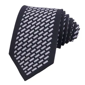 RunLin tedarikçisi özel lüks ipek dokuma jakarlı el yapımı popüler Boy kravat seti hediye