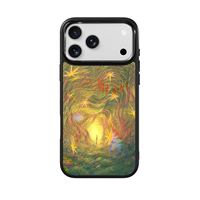 Coque de téléphone AG Feeling Black Edge avec motif Gilding Dream Enter pour iPhone 17, 17 Pro Max, 16 Pro, 15 – Coque magnétique