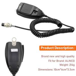 Microphone Radio EMS-53 8pin DTMF Micro portable pour Alinco DR-03T DR-06T DR-145 DR-135T DR-235T DR-235E <span class=keywords><strong>DR620</strong></span> DR-610 DR-435 Radio - Product Image 3