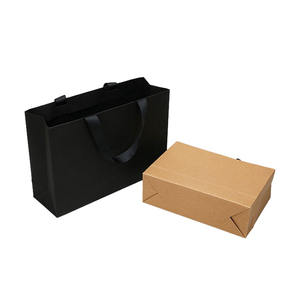 ถุงกระดาษสีขาวบรรจุภัณฑ์แบบเชือกบิดถุงกระดาษสำหรับช้อปปิ้งและทำจากกระดาษคราฟท์แบบเรียบง่ายพร้อมถุงกระดาษประดับริบบิ้น - Product Image 4