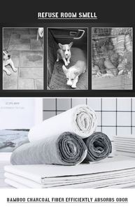 Coussinets absorbants pour animaux de compagnie en charbon de bambou, désodorisants, épais, pour chiens, en gros - Product Image 4