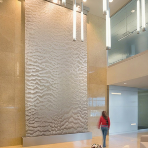 <b>Large</b> Luxury Rectangle Stainless Steel Mesh Waterfall Fountain Interior Decoration Partition - Product Image 1