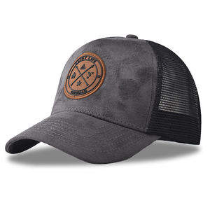 Gorra Trucker Personalizada OEM de 5 Paneles, de Alta Calidad, Estilo Australiano, Corona Estructurada de Perfil Alto, Parche Tejido, Material de Gamuza - Product Image 3