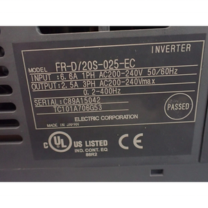 ใหม่ FR-D720S-025-EC คอมแพค VFD รุ่นดั้งเดิมสำหรับเครื่องใช้ไฟฟ้าขนาดเล็กและโครงการ DIY - Product Image 3
