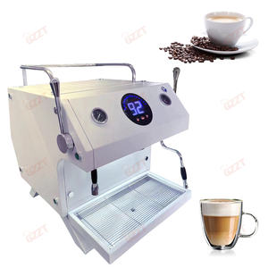 Máquina de café comercial semiautomática eléctrica de café de 3900W, cafetera Espresso de una cabeza, Bomba rotativa importada, calderas dobles 6L + 0.8L - Product Image 6