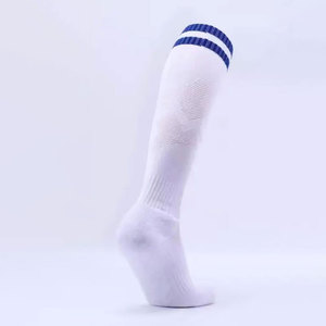 Chaussettes de compression en polyester sur mesure, hauteur genou, les plus vendues en gros, avec revers imprimé jacquard extensible pour l'équitation - Product Image 6