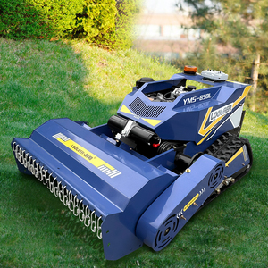 Cortacésped a control remoto de fábrica: Robot cortacésped Gosline de 1000 mm con precio bajo, cortacésped de orugas con cuchillas de martillos - Product Image 5