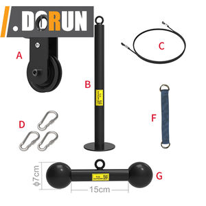 Système de <span class=keywords><strong>poulie</strong></span> de câble de poids Gym, les attaches de <span class=keywords><strong>poulie</strong></span> de câble améliorées SERTT incluent le guidon de poignée en os de chien, la boucle des Biceps, le triceps - Product Image 2