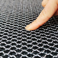 Tapis de porte moderne HM en maille élastique avec support en caoutchouc de 10 mm et surface en nylon, tapis extérieur antidérapant pour commandes OEM sous marque privée