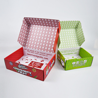 Boîte d'expédition personnalisée avec papier d'emballage, emballage cadeau pour vêtements, emballage en carton ondulé de qualité supérieure, boîte d'expédition pour vêtements, lingerie, colis postal