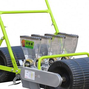 Piccola mano manuale Push 4 fila di aglio piantatrice di semi vegetali macchina per le vendite - Product Image 6