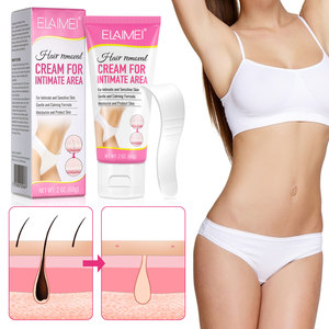 Crème dépilatoire indolore Elaimei pour femmes, spécial zones sensibles, aisselles, maillot et jambes, marque privée, sans produits chimiques - Product Image 4